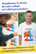 T-shirt personnalisé à partir d’un dessin – Transformation et impression textile