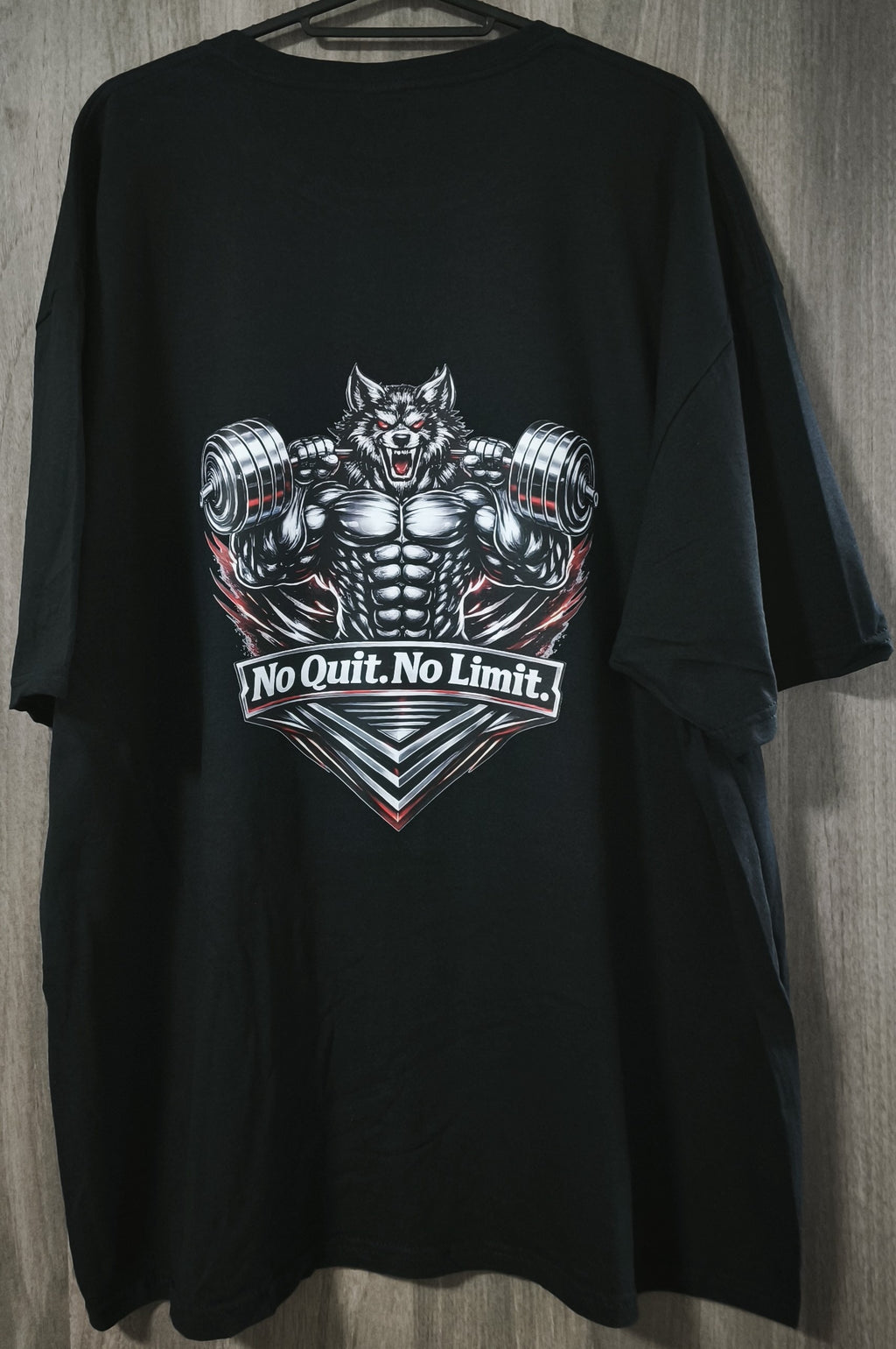 T-Shirt Musculation Homme Femme – No Quit No Limit – SKL Motion Wolverine – Tee Shirt Sport Fitness Gym – Coton Premium