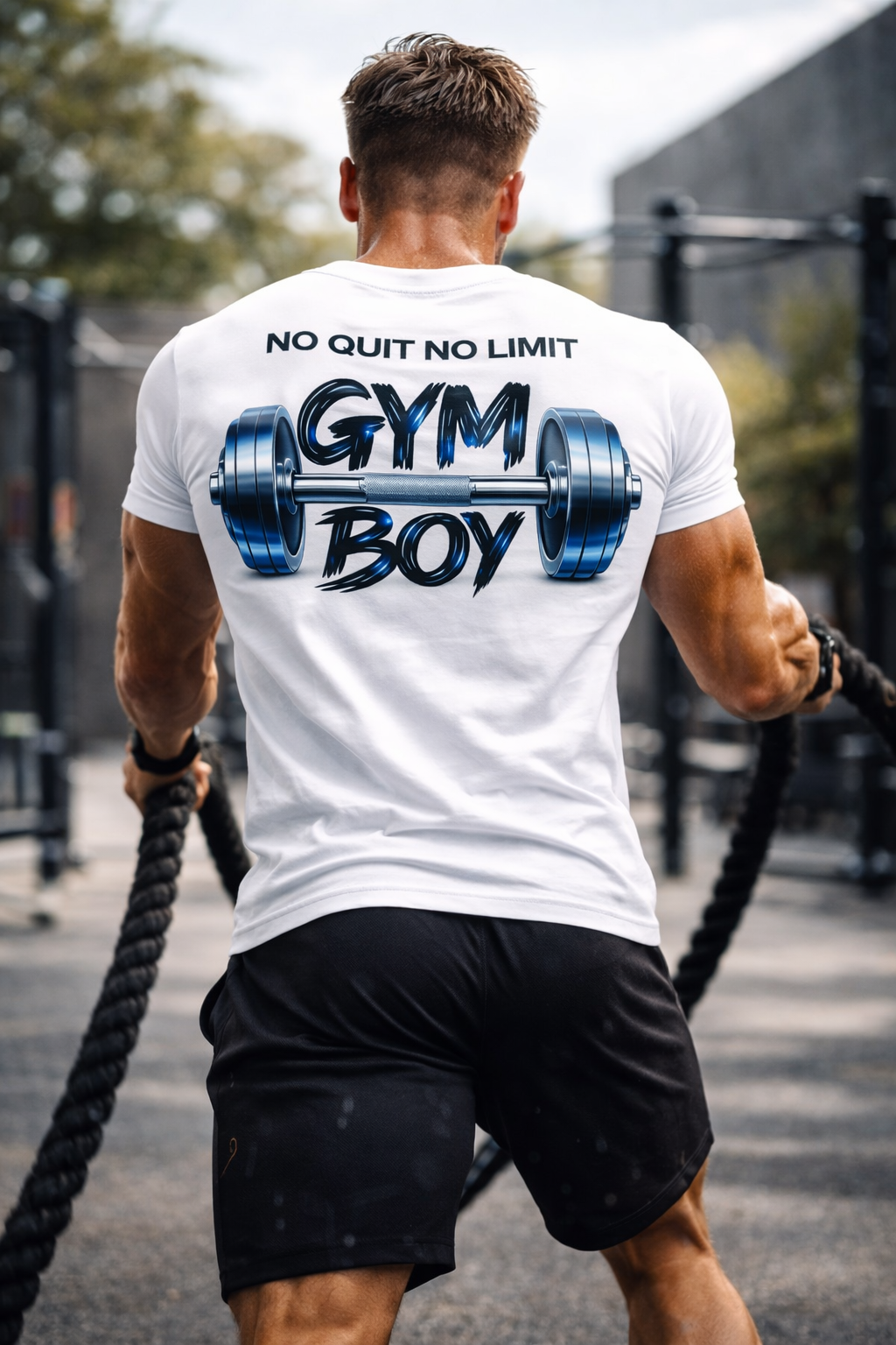 T-shirt Gym Boy SKL Motion – No Quit No Limit | Fitness & Musculation