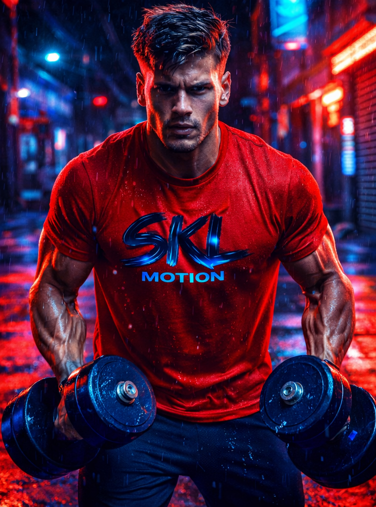 T-shirt Gym Boy SKL Motion – No Quit No Limit | Fitness & Musculation