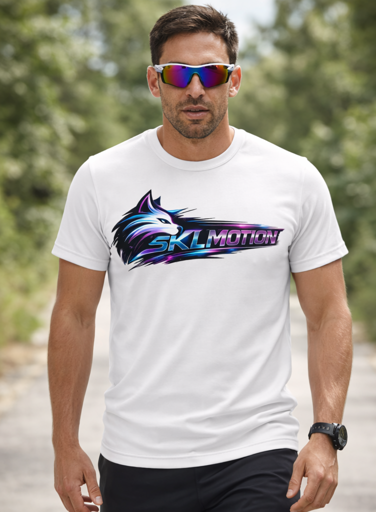 T-shirt Motivation NO QUIT NO LIMIT – SKL Motion – Néon Fluo – Coton Gildan Softstyle