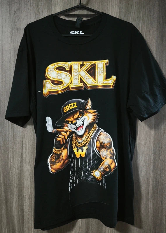 T-shirt Alpha Streetwear – Design Wolverine Gold | SKL Motion