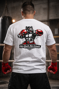 T-Shirt Boxe Homme Femme – No Quit No Limit – SKL Motion – Tee Shirt Sport Boxing Fitness – Coton Premium