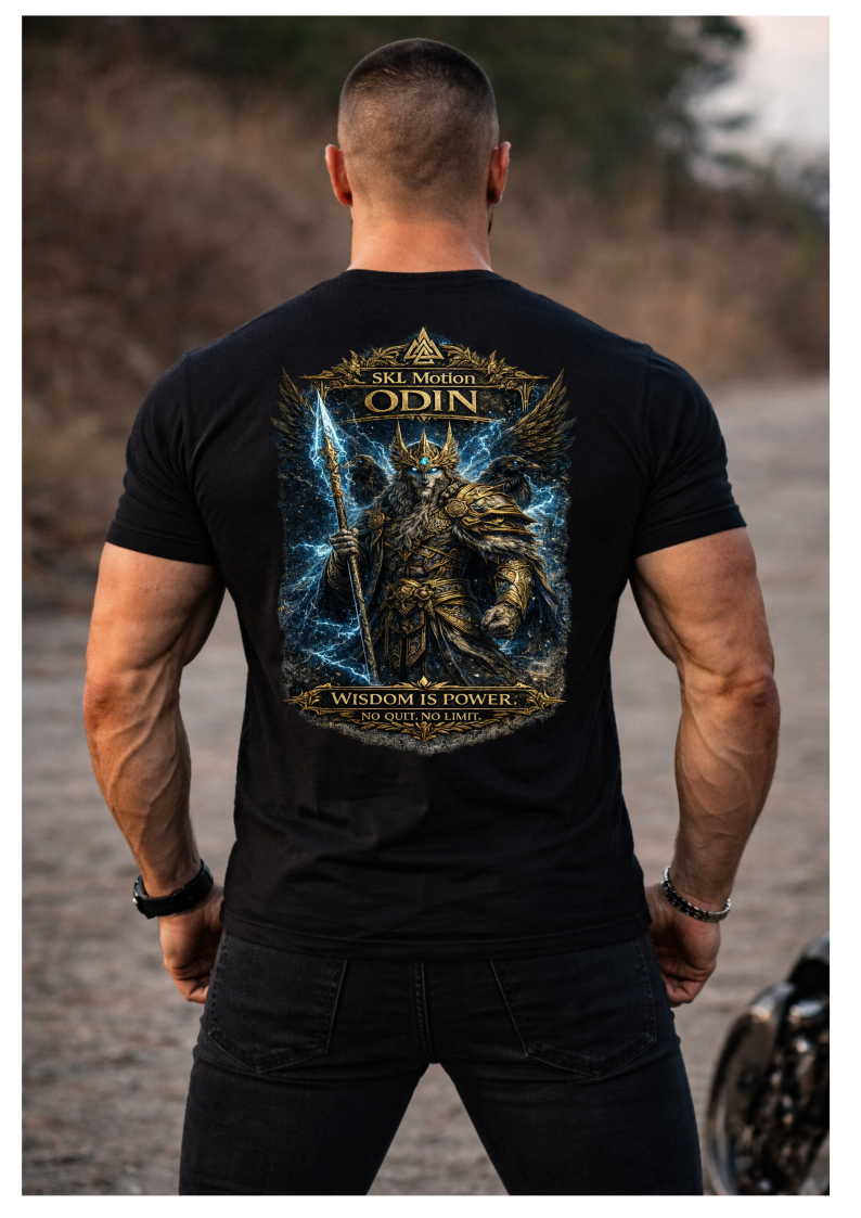 T-shirt Guerrier Odin– Collection Warrior SKL Motion – No Quit No Limit – Homme / Femme
