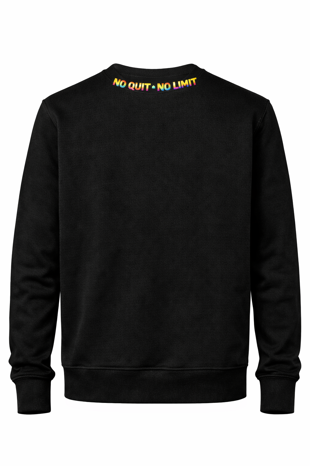 Sweatshirt Unisexe Noir – SKL Motion “No Quit No Limit” Neon Wolverine | Collection Motivation