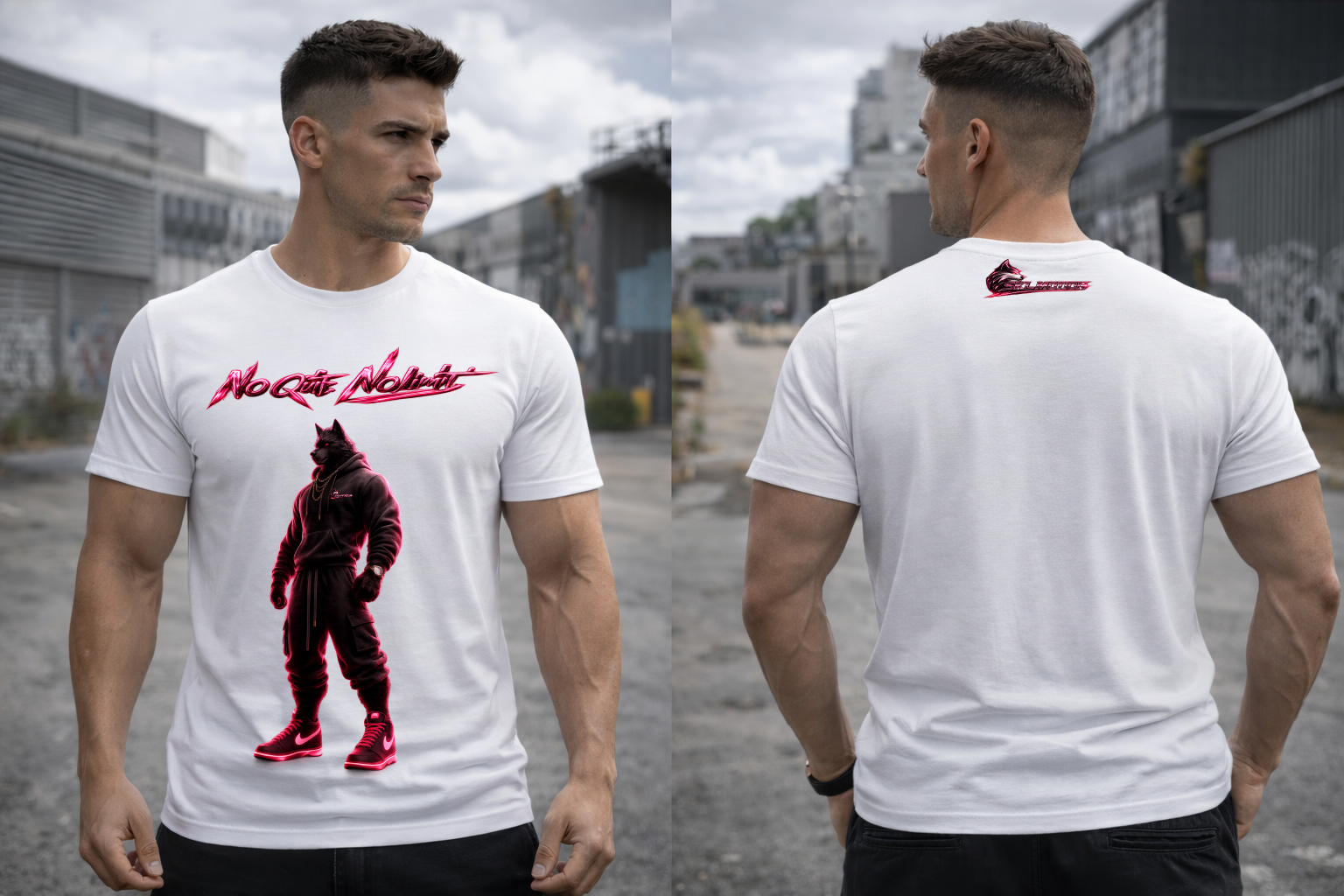 T-shirt Wolverine Limit Breaker Néon Rose | Streetwear SKL Motion | Coton Premium Unisexe