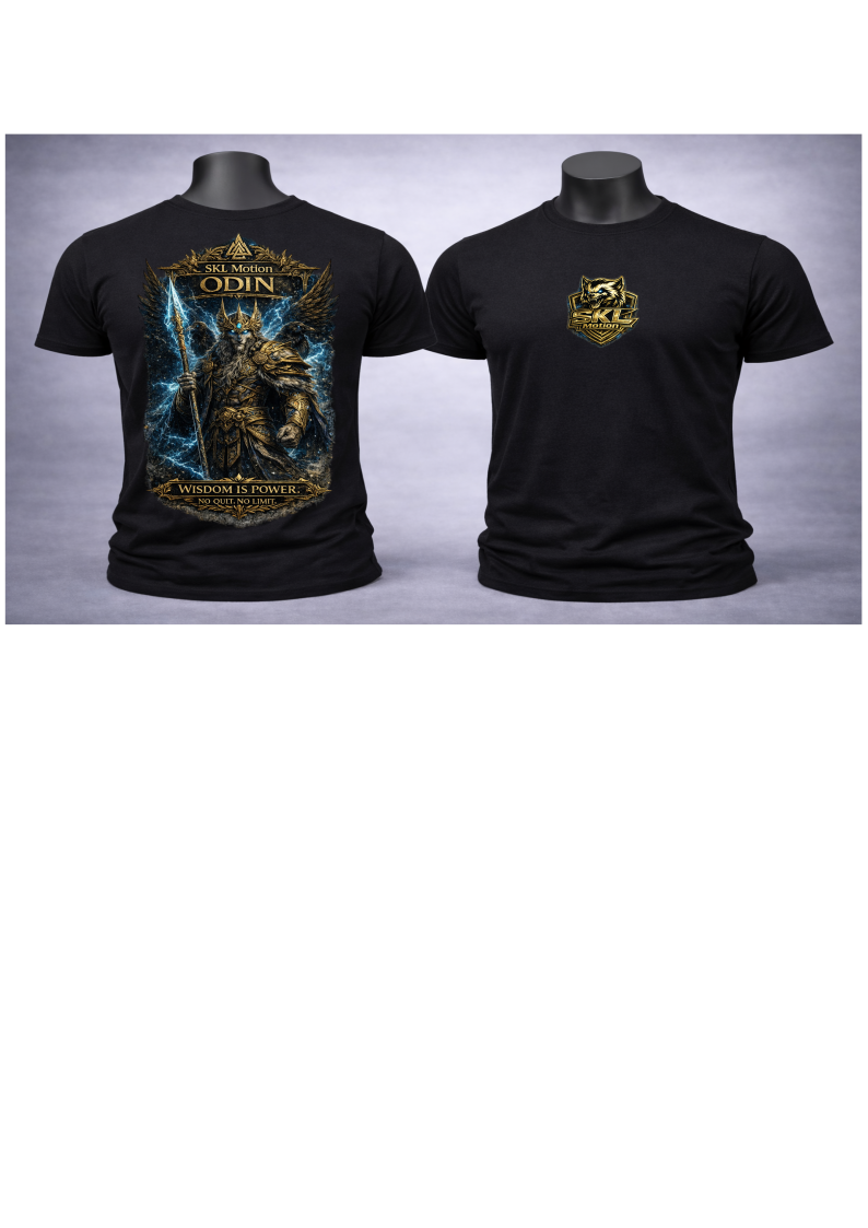 T-shirt Guerrier Odin– Collection Warrior SKL Motion – No Quit No Limit – Homme / Femme