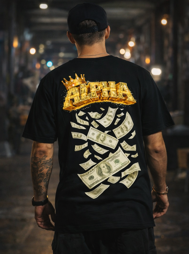 T-shirt Alpha Streetwear – Design Wolverine Gold | SKL Motion