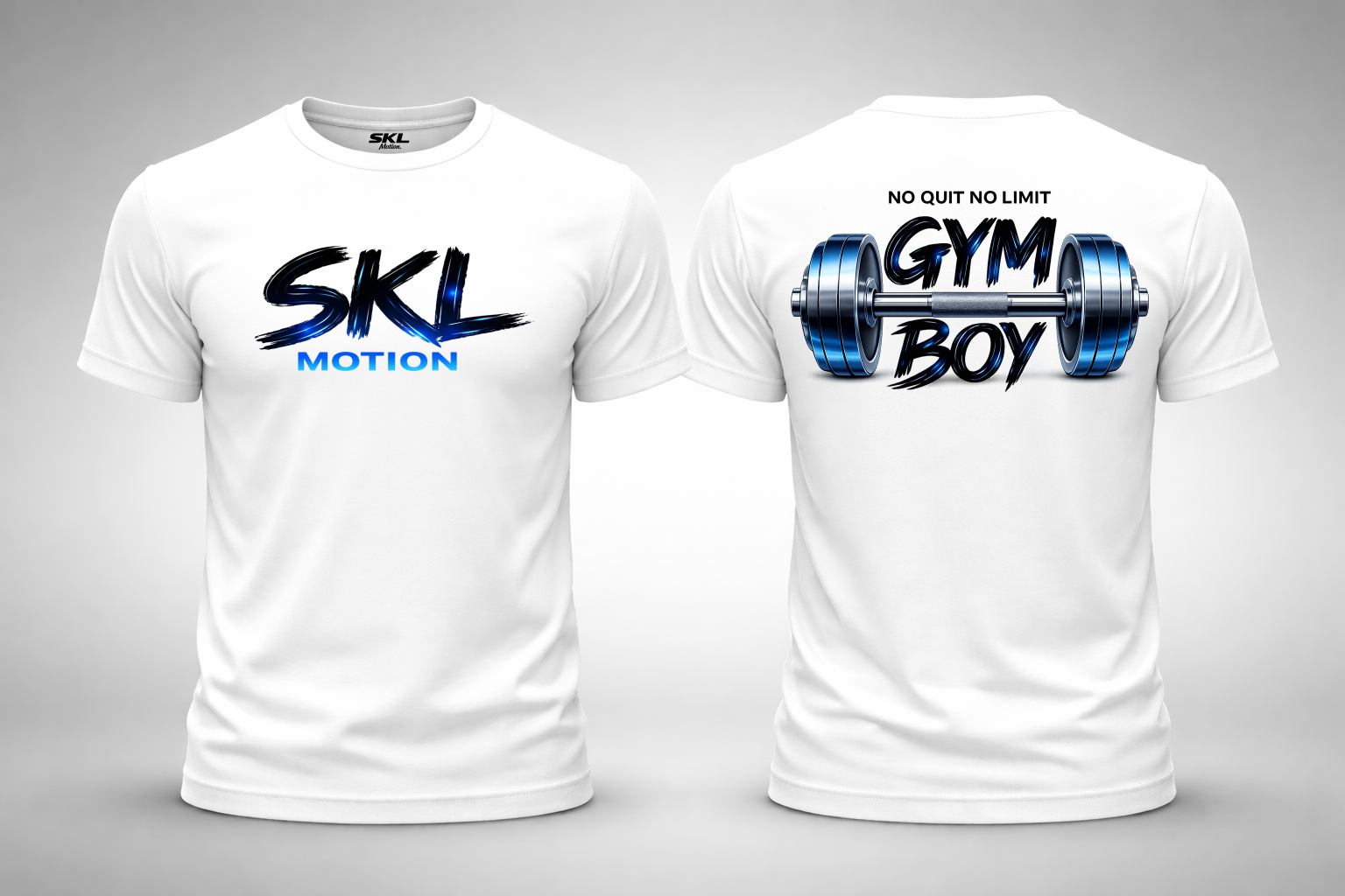 T-shirt Gym Boy SKL Motion – No Quit No Limit | Fitness & Musculation