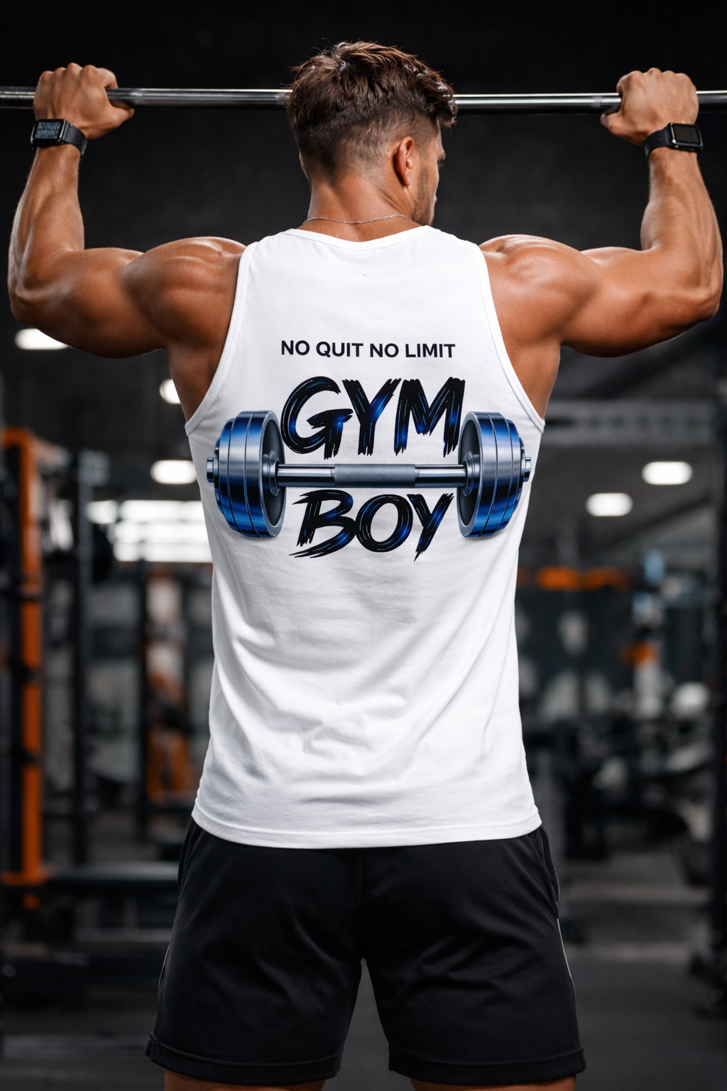 Débardeur Homme Col Large – Gym Boy SKL Motion