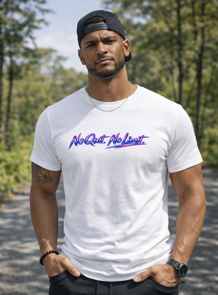 T-shirt Streetwear Ninja SKL – No Quit No Limit | Gildan Softstyle | Fitness Lifestyle | Unisexe