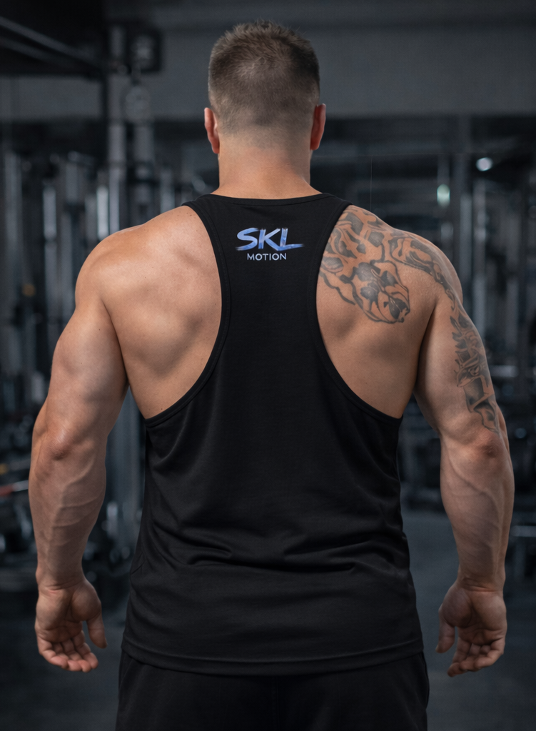 Stringer Homme Gym Boy SKL Motion – Débardeur Fitness Ultra Léger Échancré