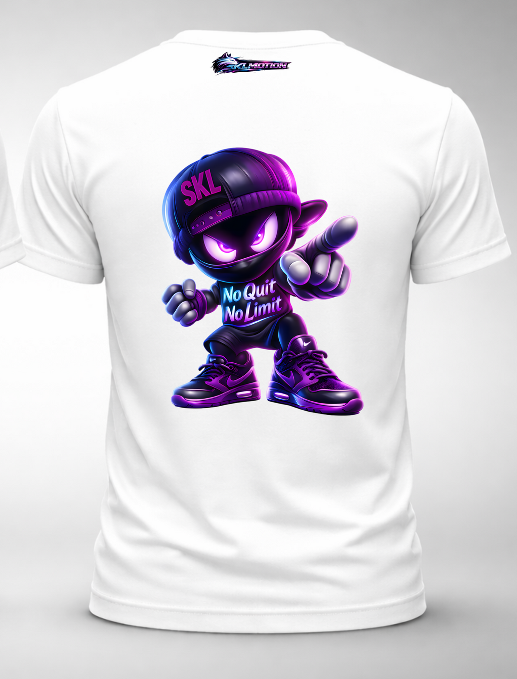 T-shirt Streetwear Ninja SKL – No Quit No Limit | Gildan Softstyle | Fitness Lifestyle | Unisexe