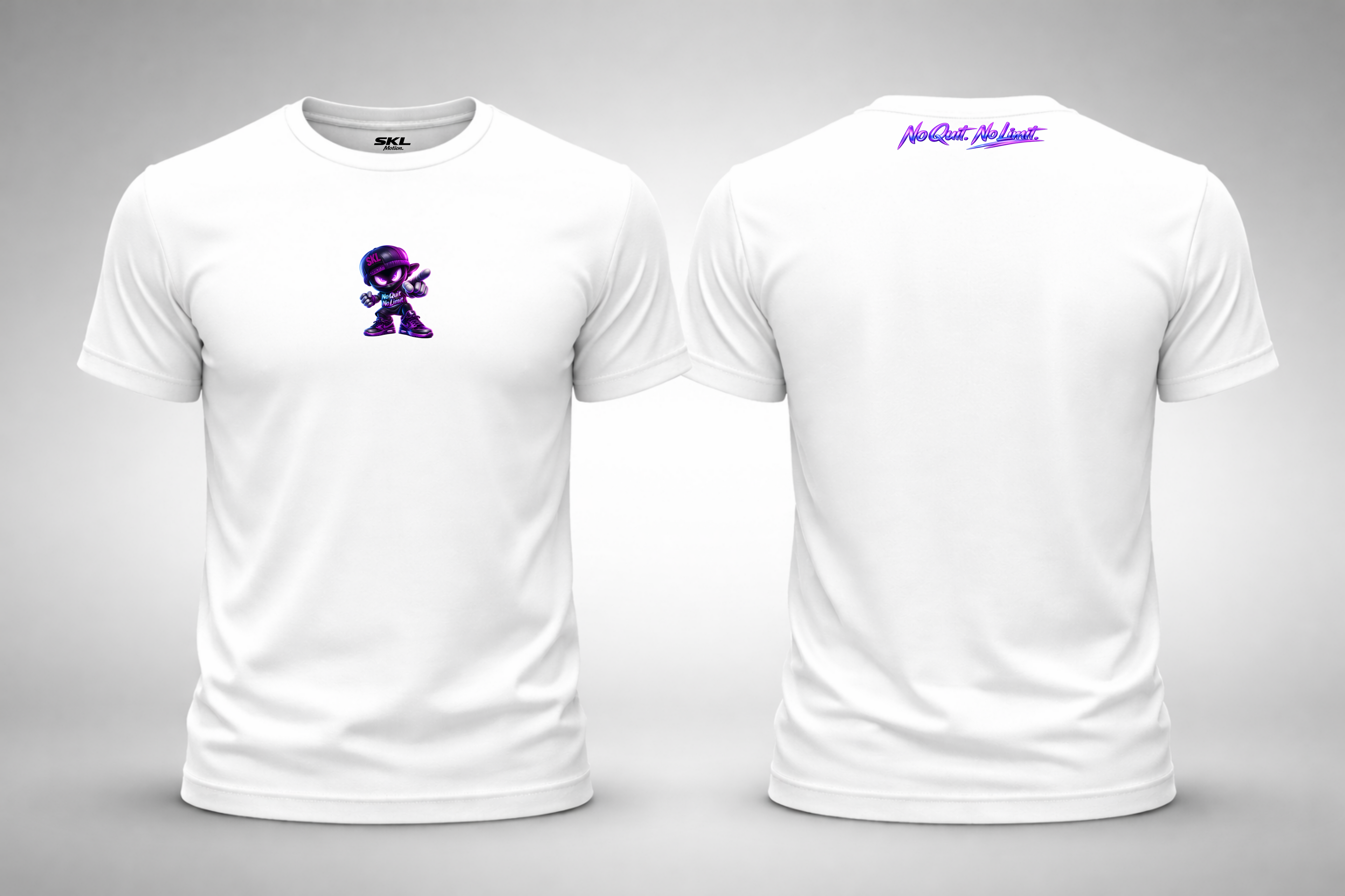T-shirt Homme Streetwear Minimal – No Quit No Limit | Ninja SKL Motion