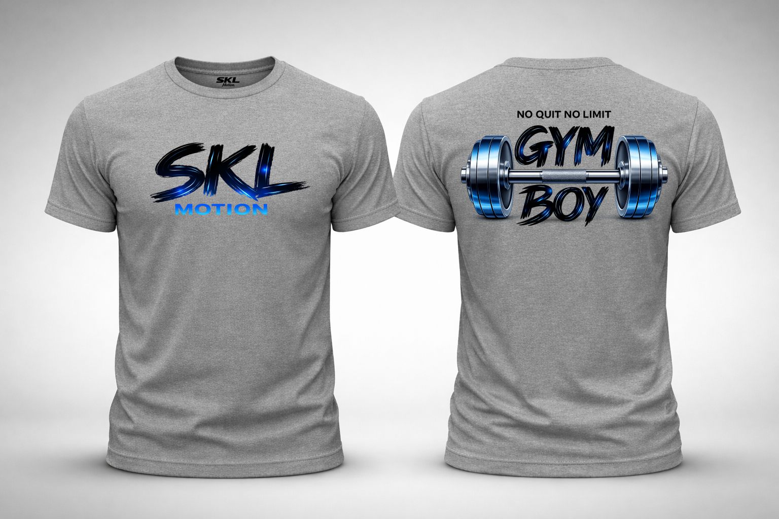 T-shirt Gym Boy SKL Motion – No Quit No Limit | Fitness & Musculation