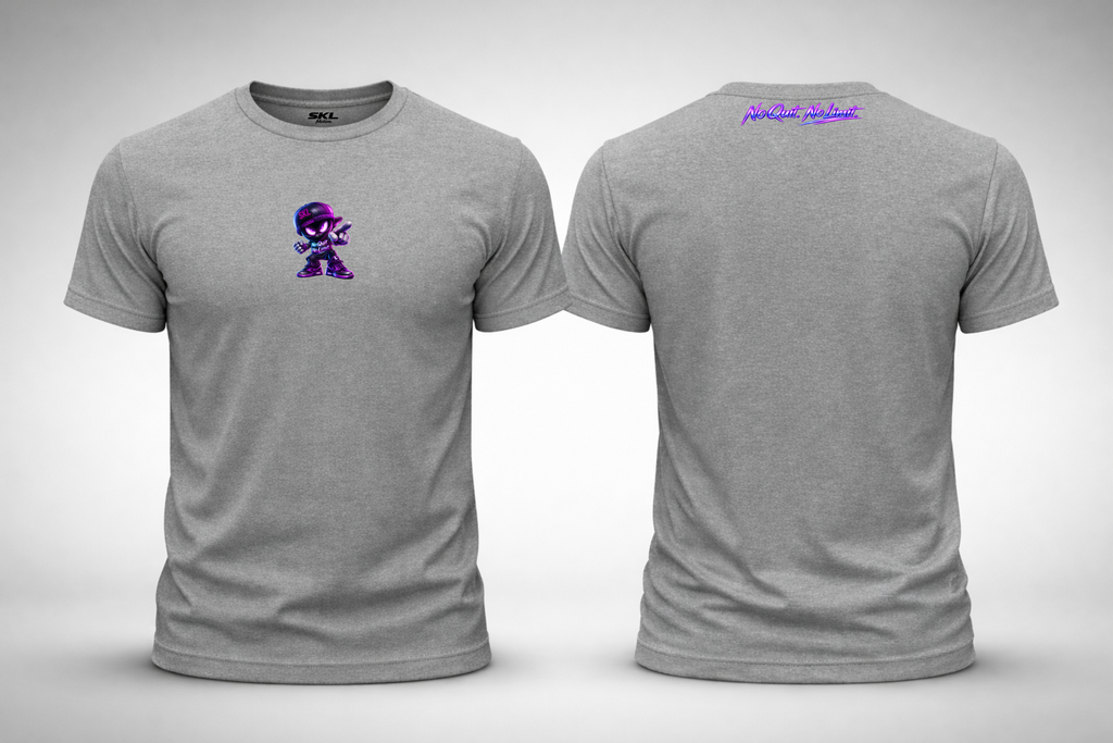 T-shirt Homme Streetwear Minimal – No Quit No Limit | Ninja SKL Motion