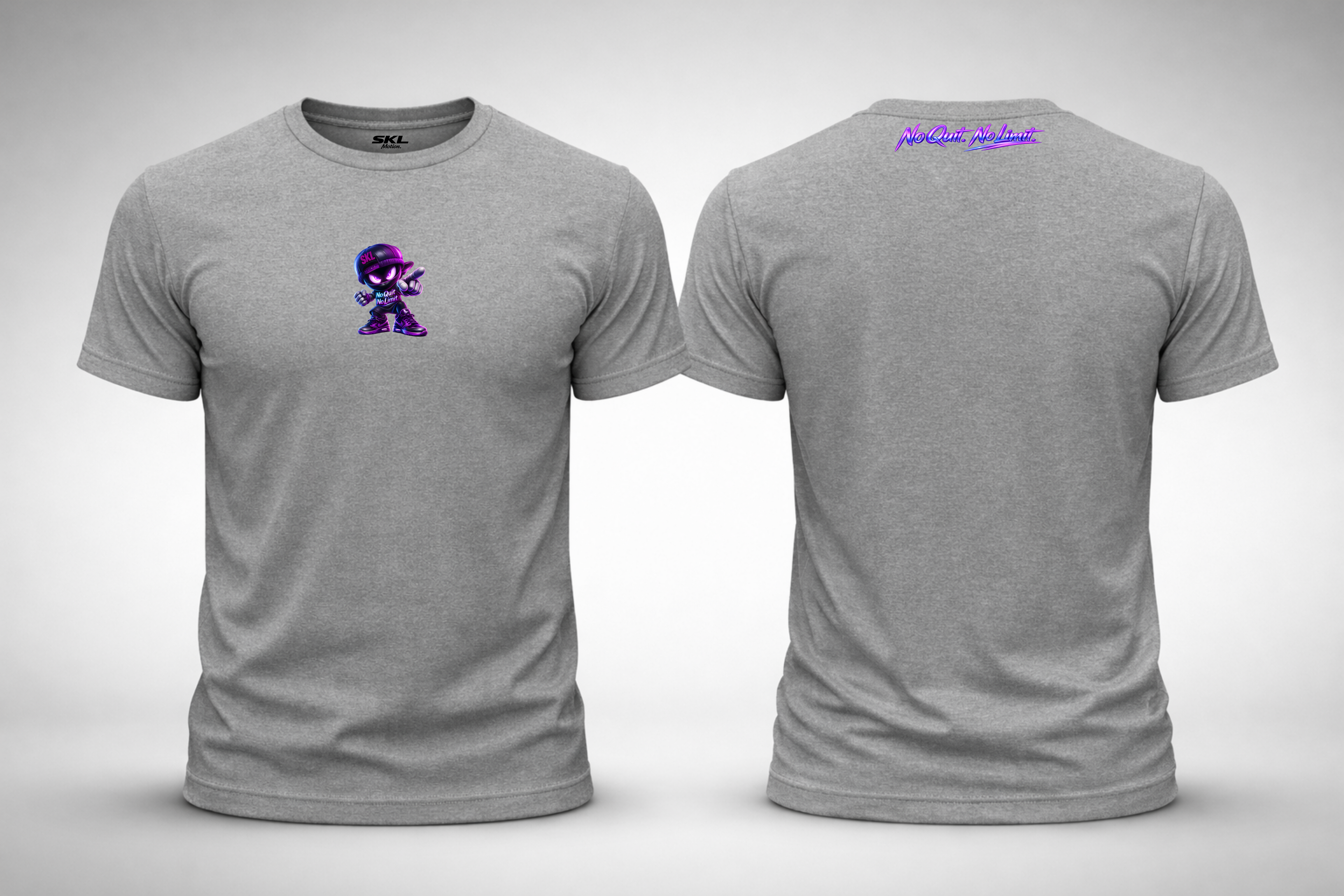 T-shirt Homme Streetwear Minimal – No Quit No Limit | Ninja SKL Motion