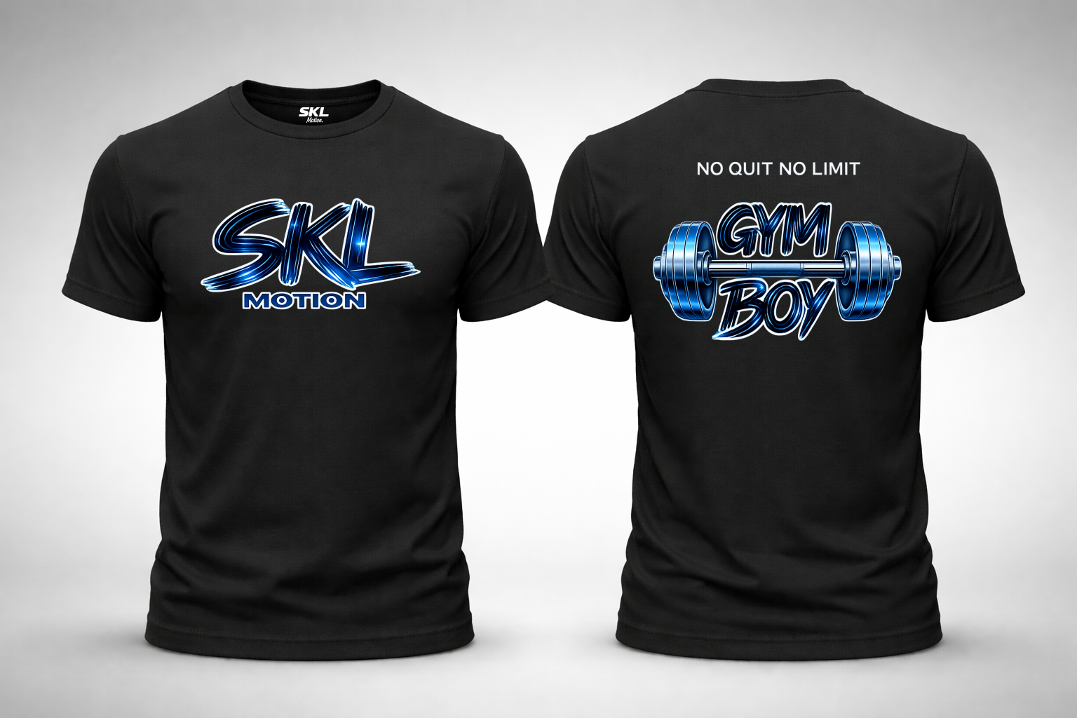 T-shirt Gym Boy SKL Motion – No Quit No Limit | Fitness & Musculation