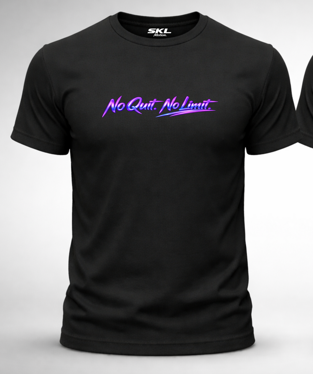 T-shirt Streetwear Ninja SKL – No Quit No Limit | Gildan Softstyle | Fitness Lifestyle | Unisexe