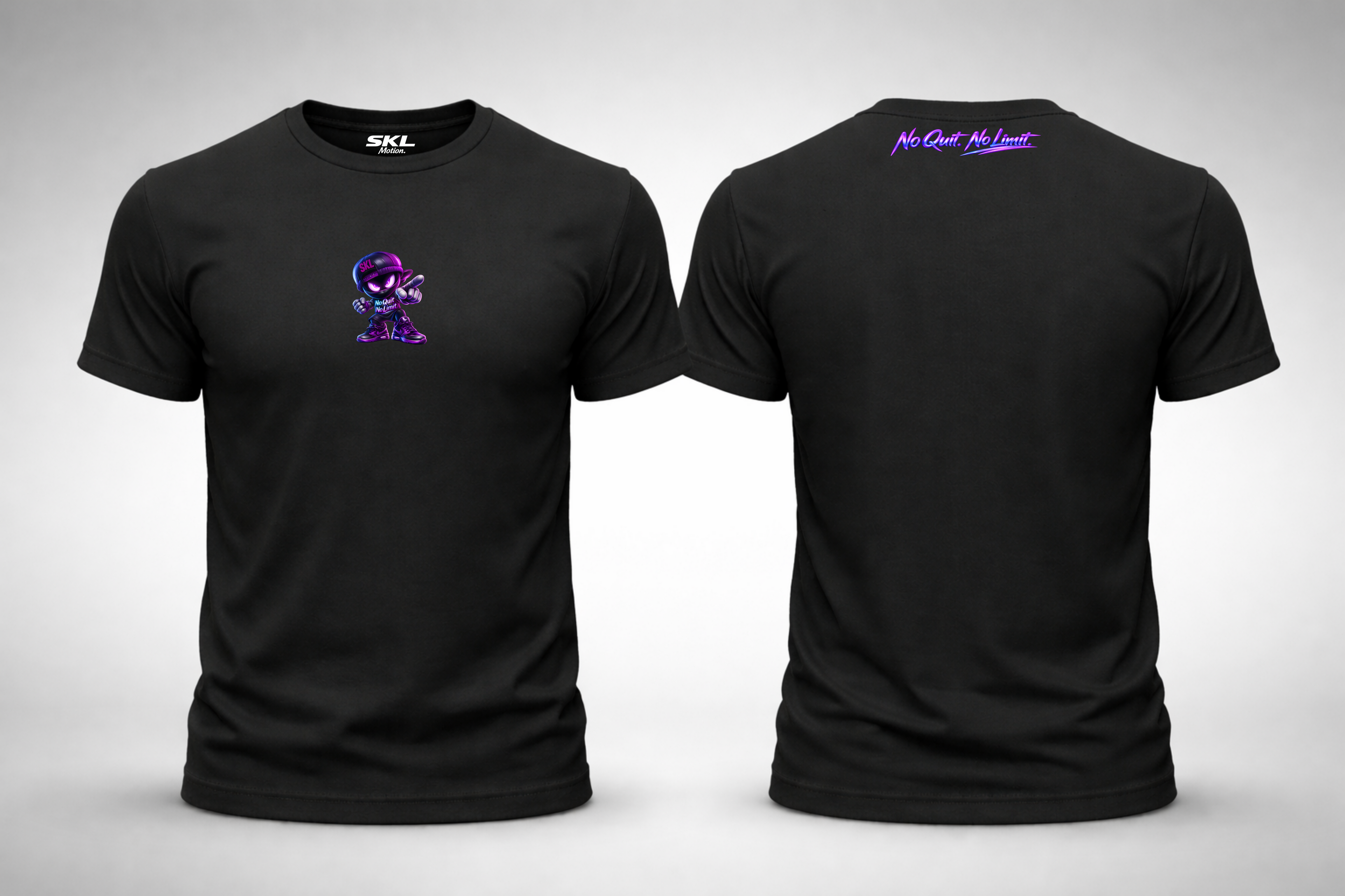 T-shirt Homme Streetwear Minimal – No Quit No Limit | Ninja SKL Motion