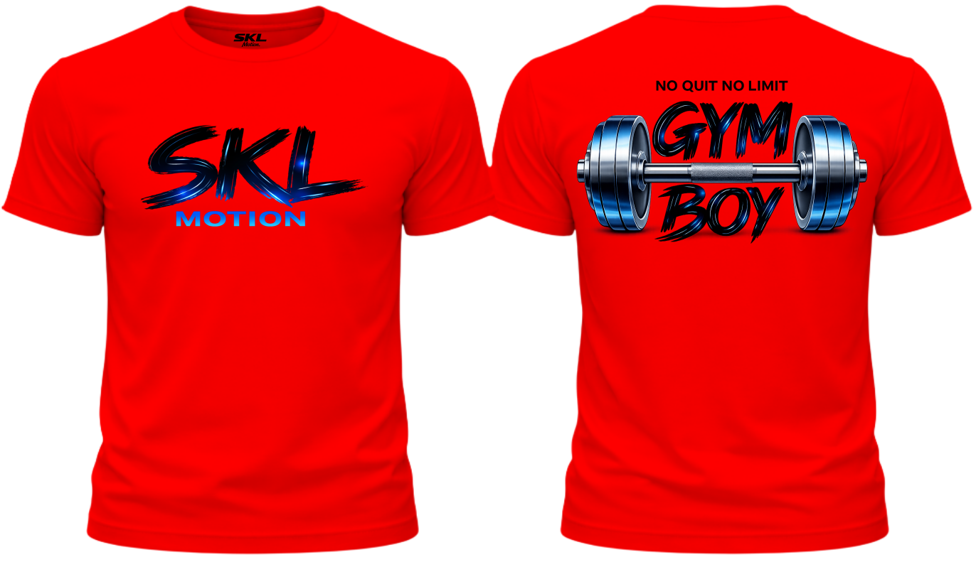 T-shirt Gym Boy SKL Motion – No Quit No Limit | Fitness & Musculation