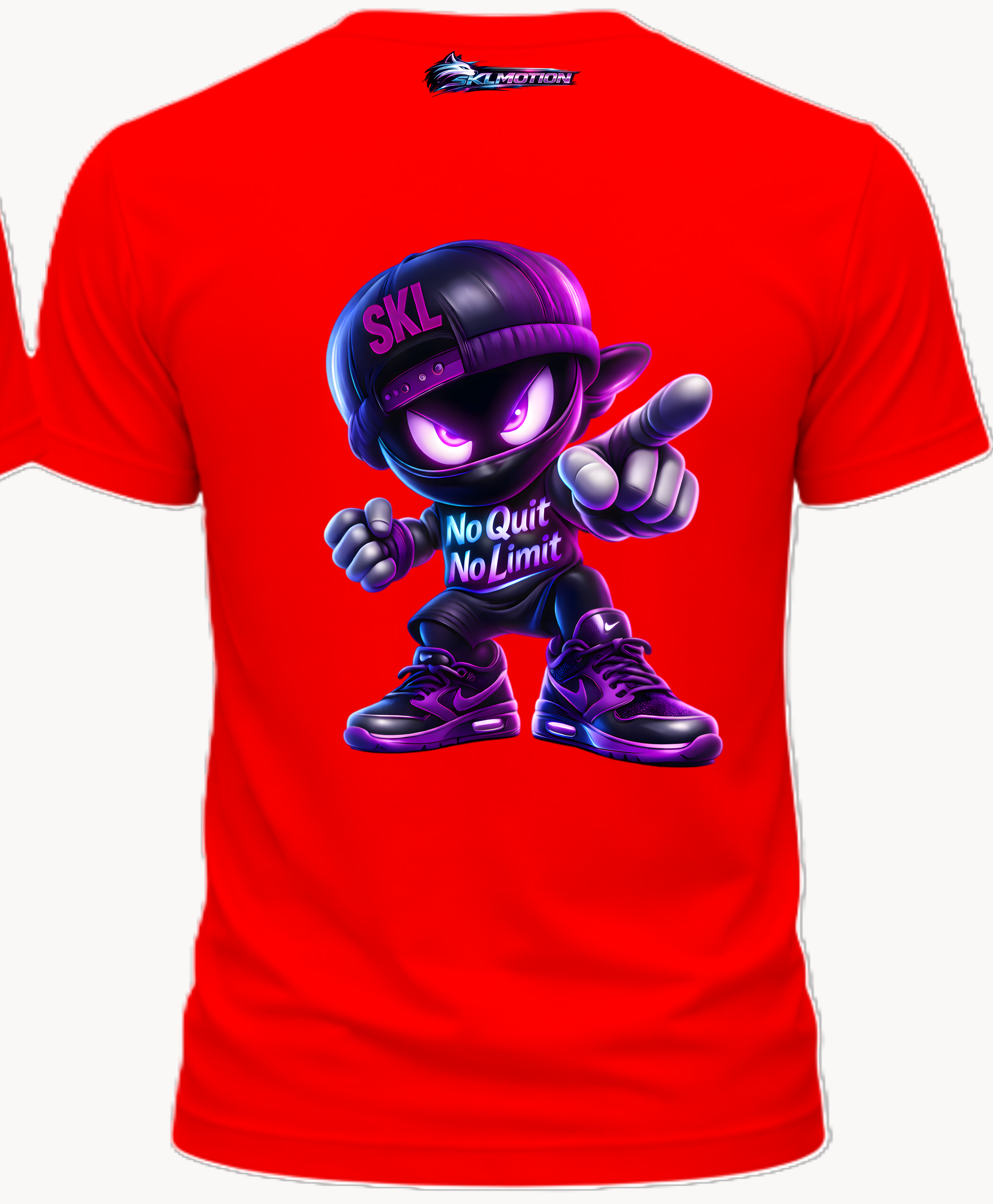 T-shirt Streetwear Ninja SKL – No Quit No Limit | Gildan Softstyle | Fitness Lifestyle | Unisexe