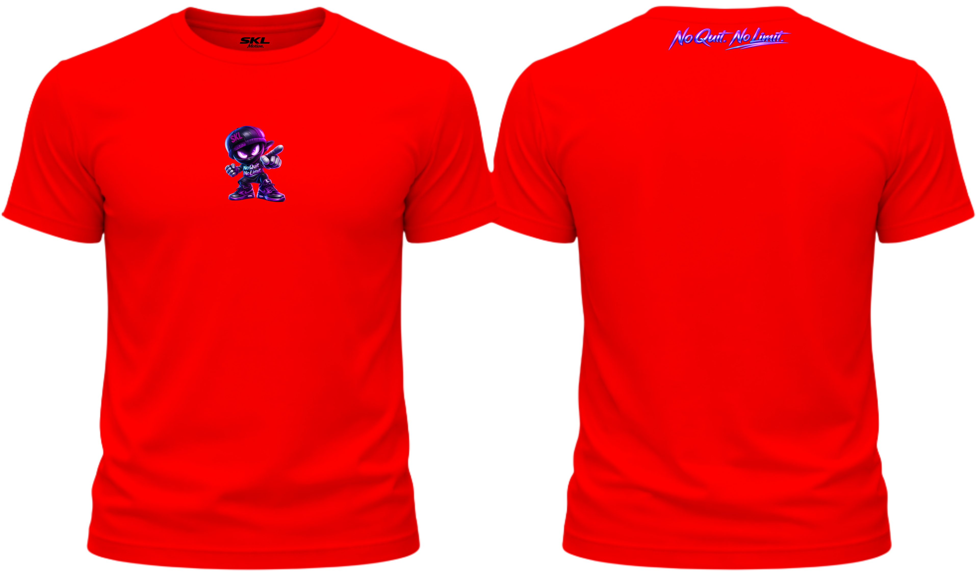 T-shirt Homme Streetwear Minimal – No Quit No Limit | Ninja SKL Motion