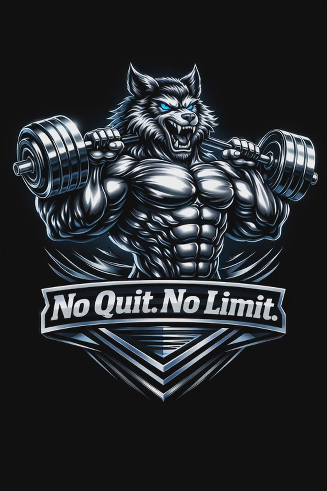 Débardeur Homme Musculation Motivation "No Quit No Limit" – Tank Top Fitness Sport Gym – SOL’S Justin