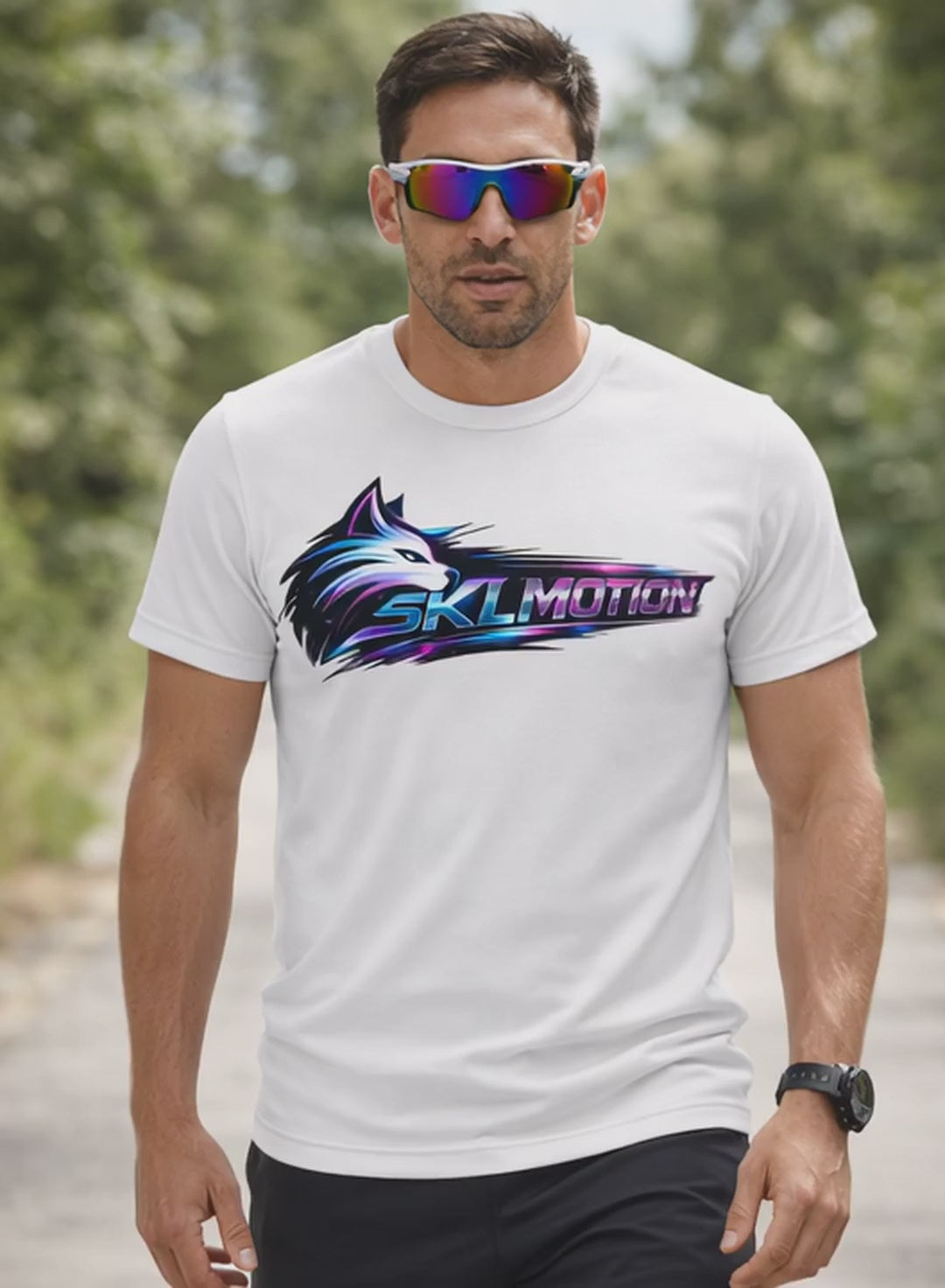 T-shirt Motivation NO QUIT NO LIMIT – SKL Motion – Néon Fluo – Coton Gildan Softstyle