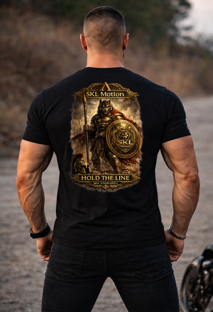 T-shirt Guerrier Spartiate – Force & Discipline – Collection Warrior SKL Motion – Homme / Femme
