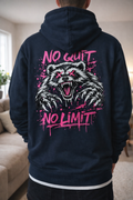 Sweat à capuche SKL Motion No Quit No Limit – Hoodie unisexe Streetwear Wolverine Fuchsia