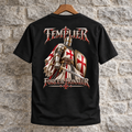 T-shirt Templier Force & Honneur noir SKL Motion — dos cintre