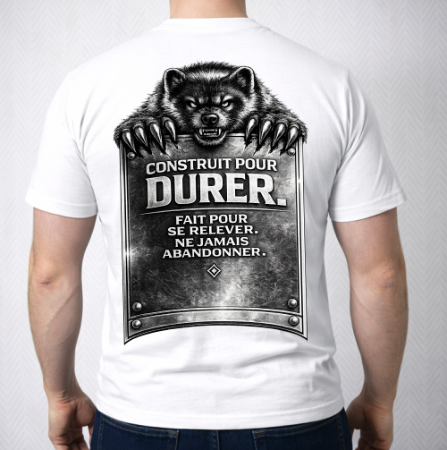 T-Shirt Motivation NO QUIT NO LIMIT – Fitness Gym Streetwear | SKL Motion
