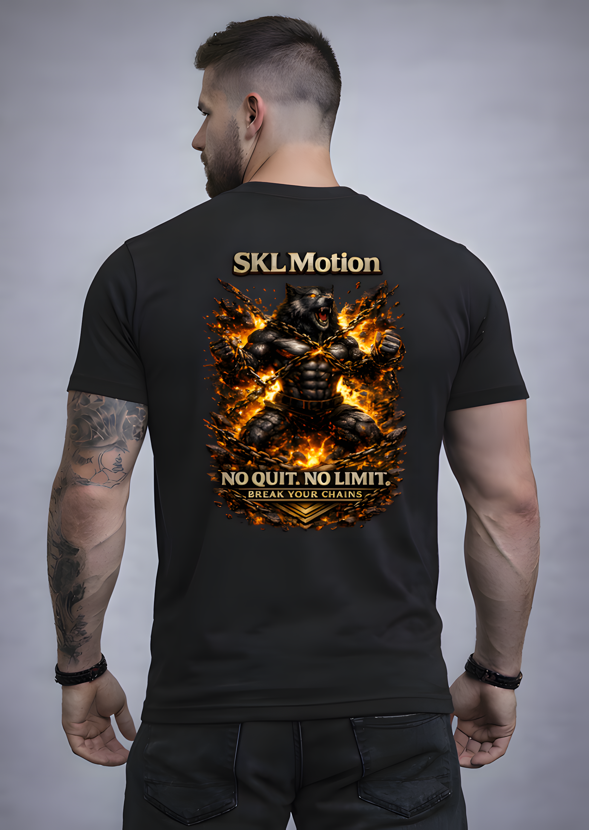 T-shirt Wolverine Break Your Chains – SKL Motion – Coton Doux Gildan Softstyle – Impression DTF Premium  👉 79 caractère