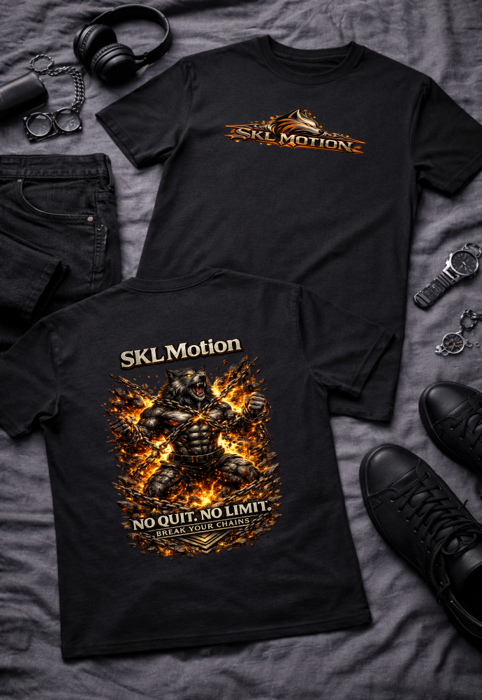 T-shirt Wolverine Break Your Chains – SKL Motion – Coton Doux Gildan Softstyle – Impression DTF Premium  👉 79 caractère