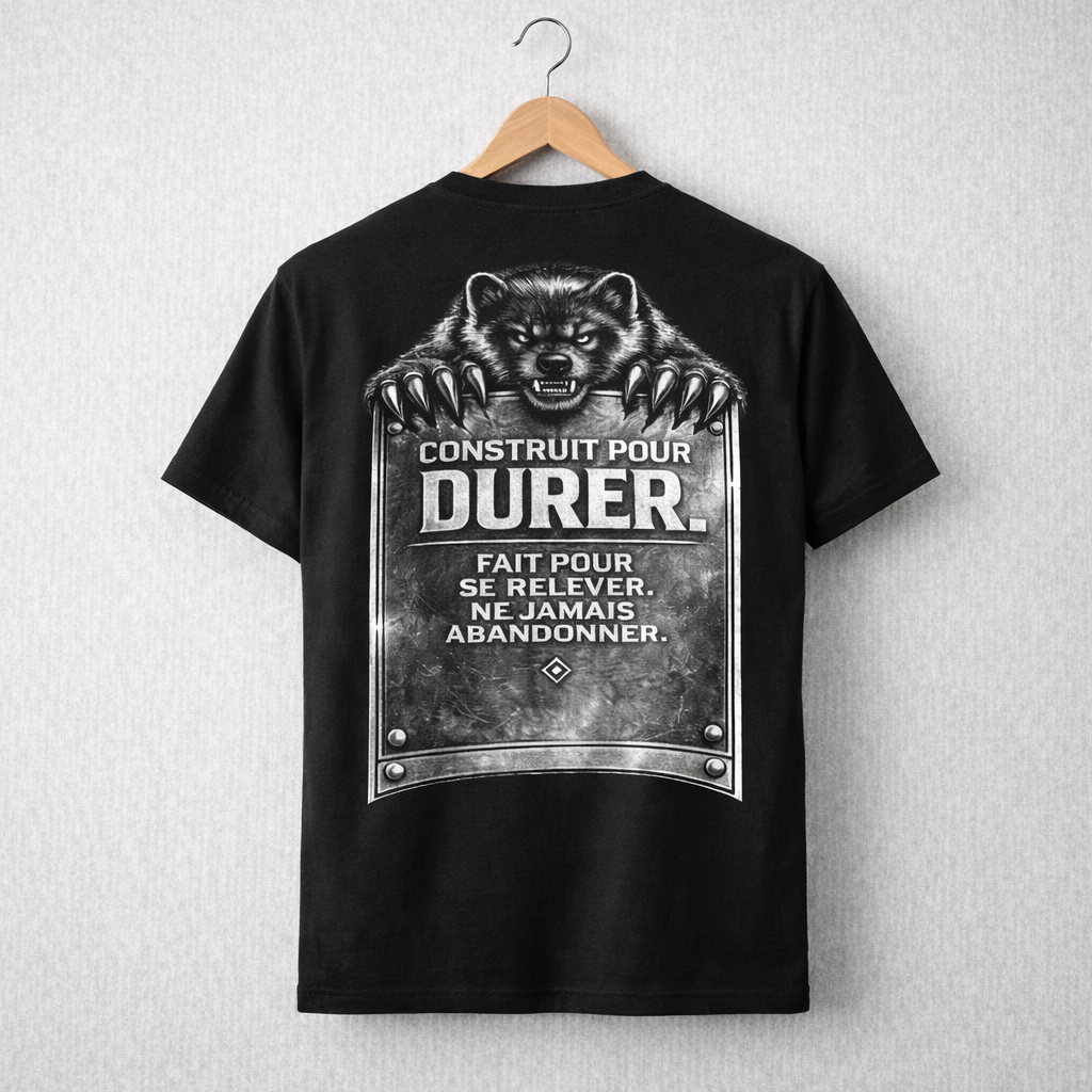 T-Shirt Motivation NO QUIT NO LIMIT – Fitness Gym Streetwear | SKL Motion