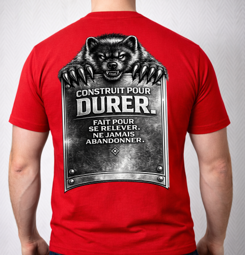 T-Shirt Motivation NO QUIT NO LIMIT – Fitness Gym Streetwear | SKL Motion