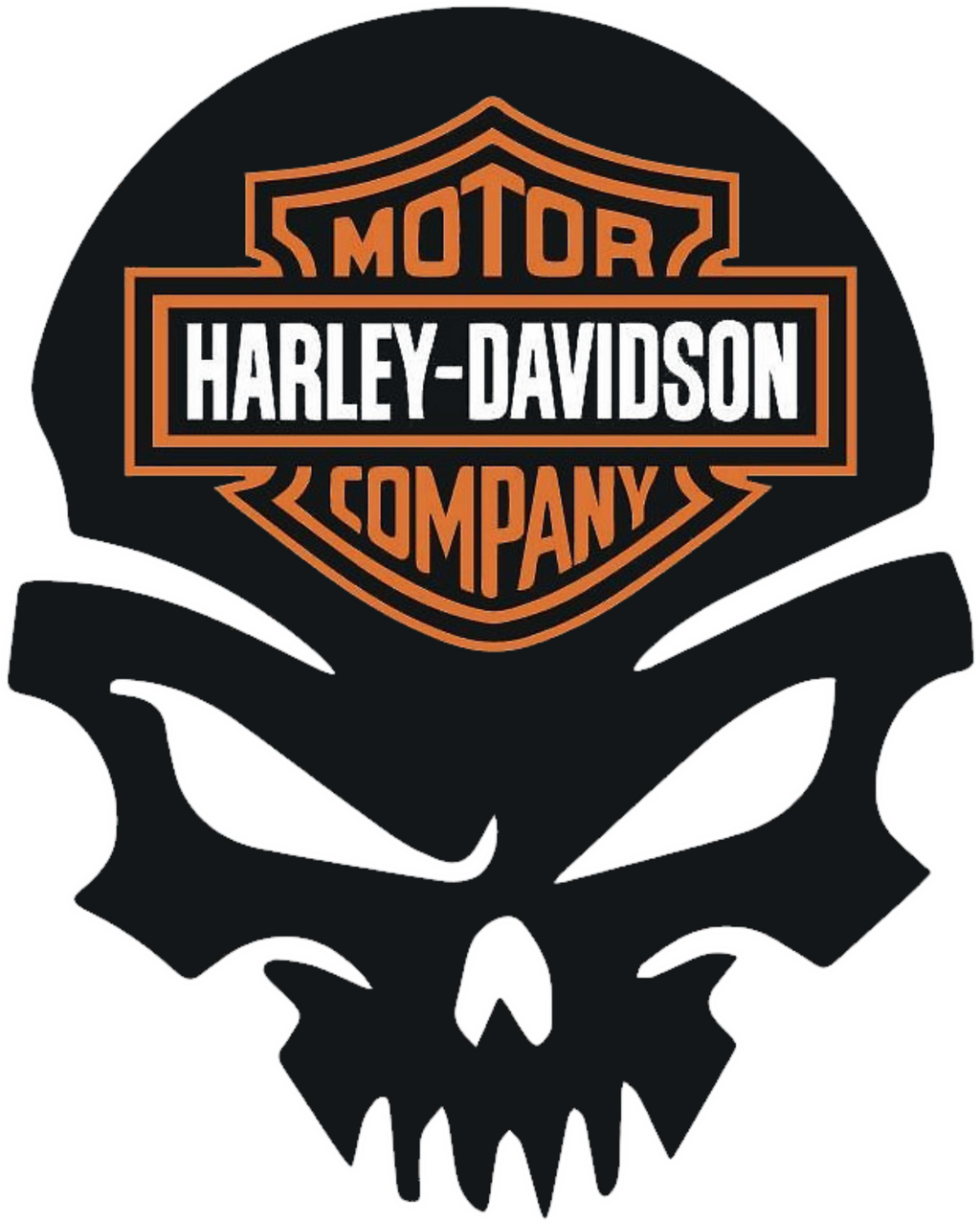 T-Shirt Moto Style Harley Breakout Noir | T-Shirt Motard Homme | Impression Avant & Dos XXL | SKL Motion