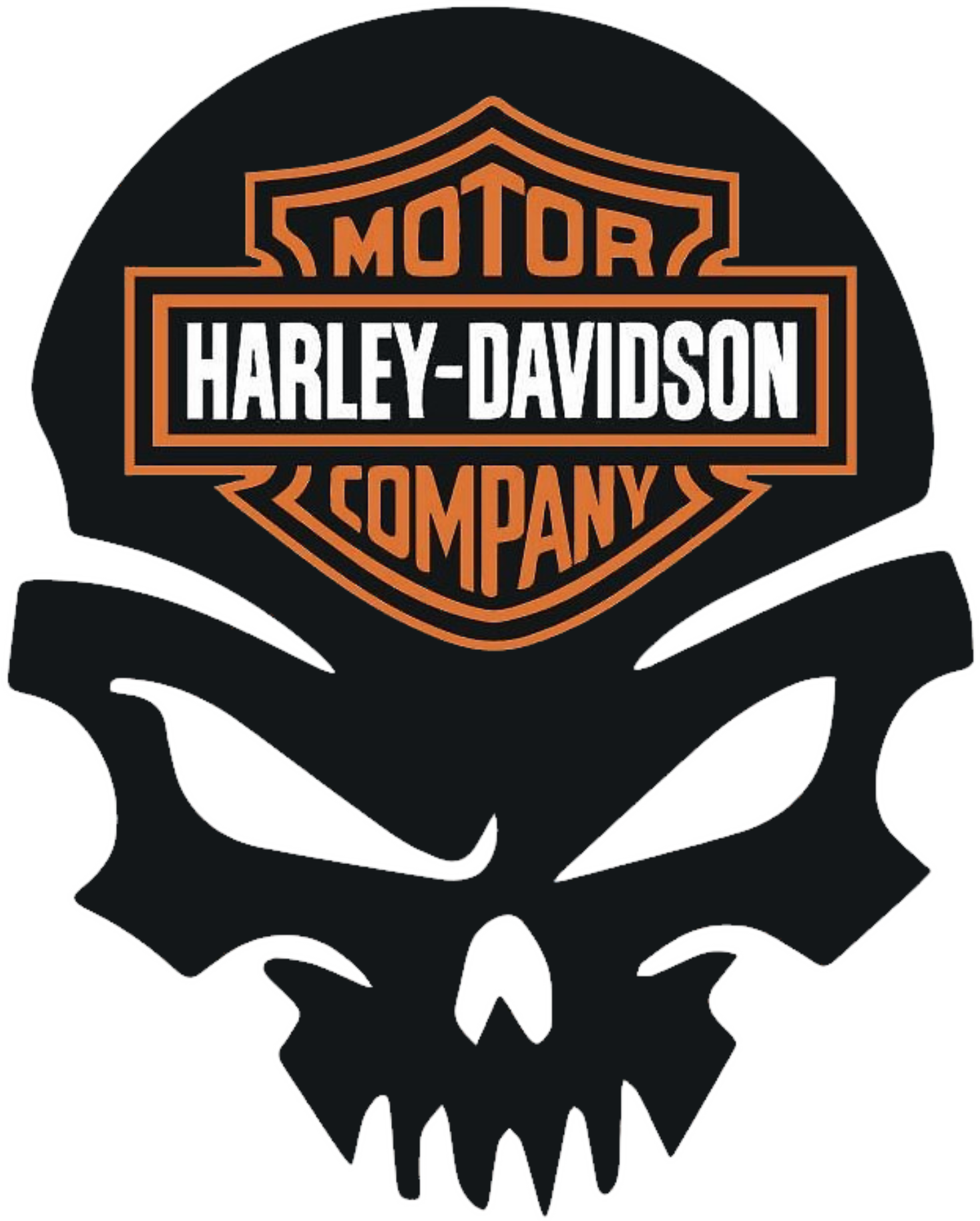 T-Shirt Moto Style Harley Breakout Noir | T-Shirt Motard Homme | Impression Avant & Dos XXL | SKL Motion