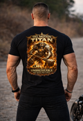 T-shirt Guerrier Titan – Force Colossale & Mental d’Acier – Collection Warrior SKL Motion – Homme / Femme