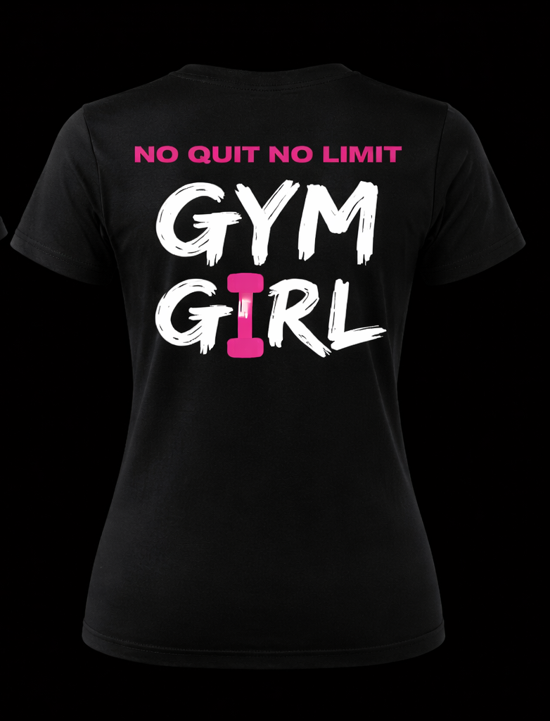 T-shirt Femme Fitness Gym Girl Rose | Motivation Sport SKL Motion | Fruit of the Loom