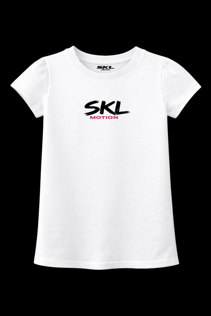 T-shirt Femme Fitness Gym Girl Rose | Motivation Sport SKL Motion | Fruit of the Loom