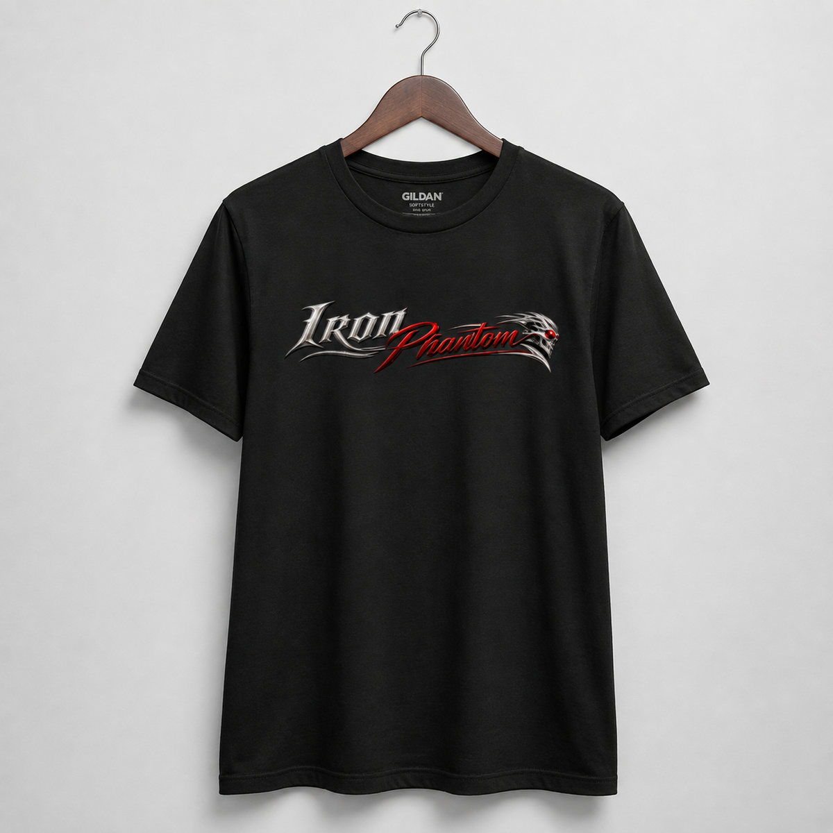 T-shirt style Harley Biker Iron Phantom Noir – Moto Custom – SKL Motion