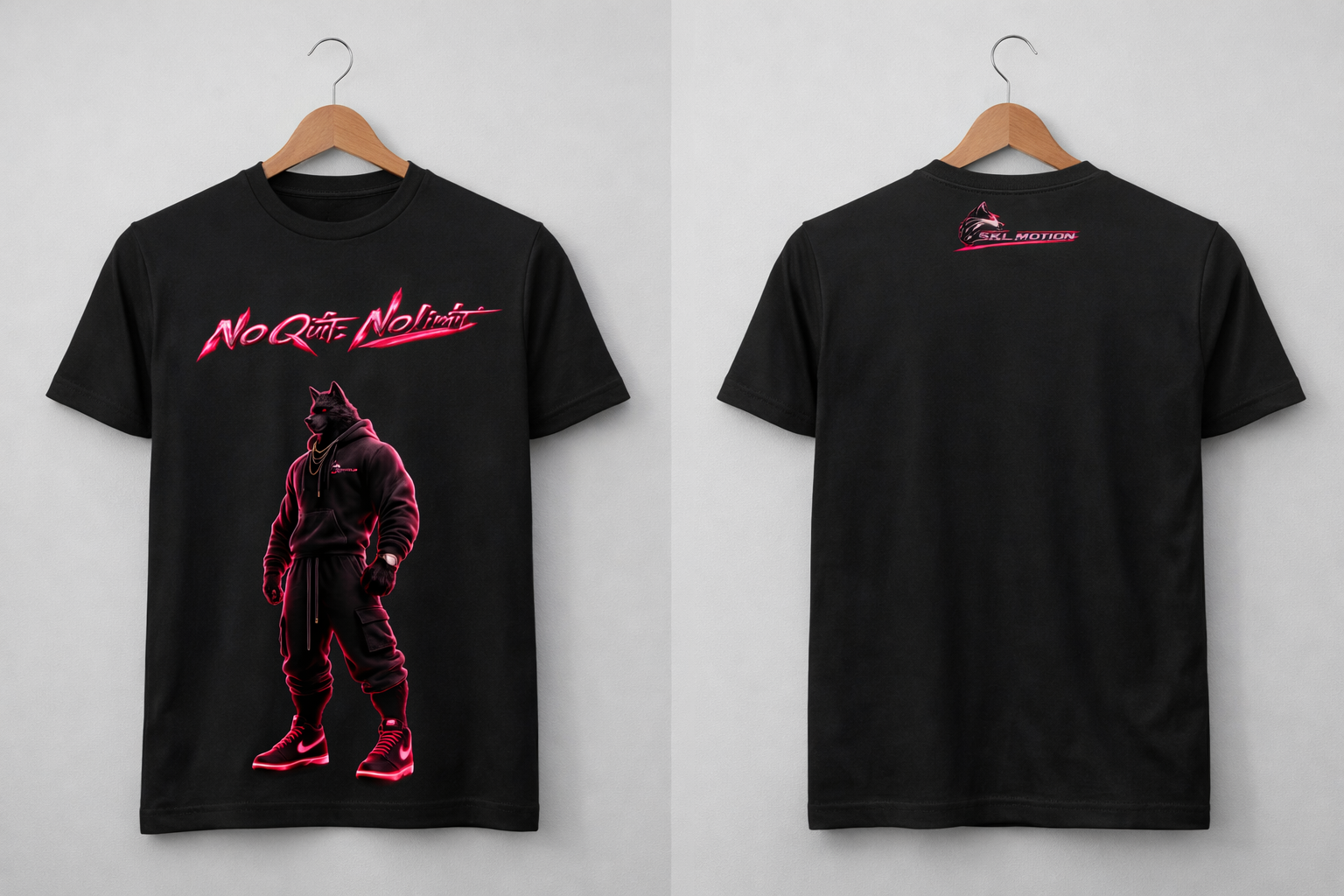 T-shirt Wolverine Limit Breaker Néon Rose | Streetwear SKL Motion | Coton Premium Unisexe
