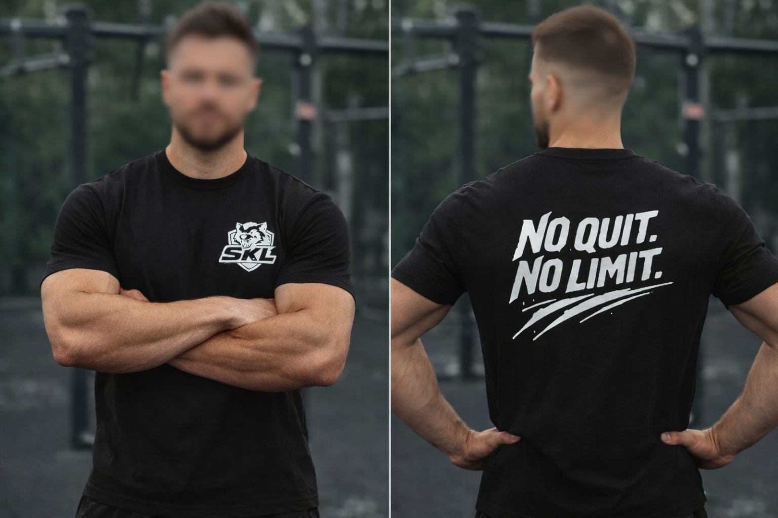 T-shirt SKL Motion – No Quit No Limit. T-shirt Unisexe - Motivation & Performance