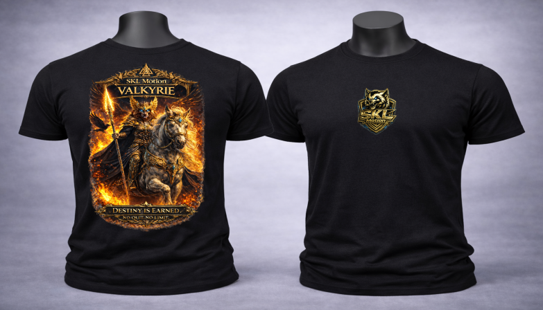 T-shirt Valkyrie Warrior – Collection Warrior SKL Motion – No Quit. No Limit. – Homme / Femme