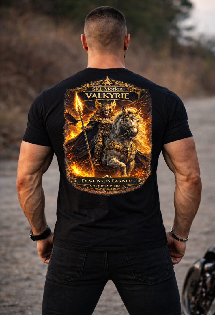 T-shirt Valkyrie Warrior – Collection Warrior SKL Motion – No Quit. No Limit. – Homme / Femme